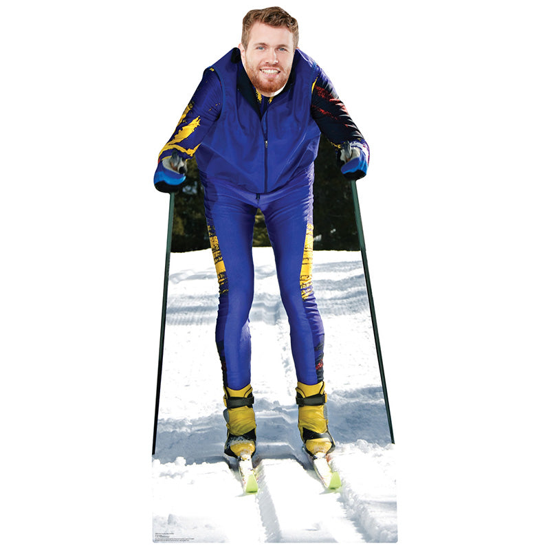 CROSS-COUNTRY SKIER STAND-IN Lifesize Cardboard Cutout Standup Standee - Example