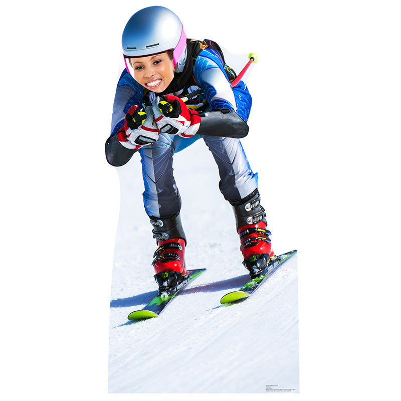 DOWNHILL SKIER STAND-IN Lifesize Cardboard Cutout Standup Standee - Example