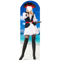 PIRATE WENCH STAND-IN Lifesize Cardboard Cutout Standup Standee - Front