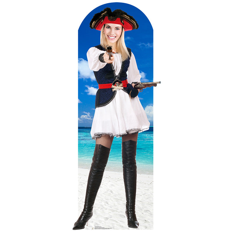 PIRATE WENCH STAND-IN Lifesize Cardboard Cutout Standup Standee - Example