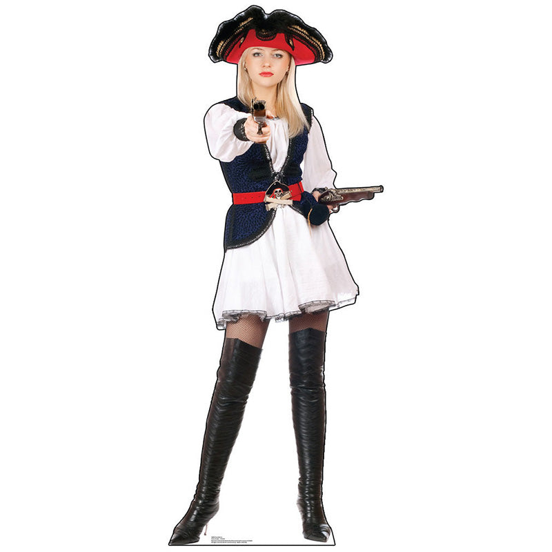 PIRATE WENCH Lifesize Cardboard Cutout Standup Standee - Front