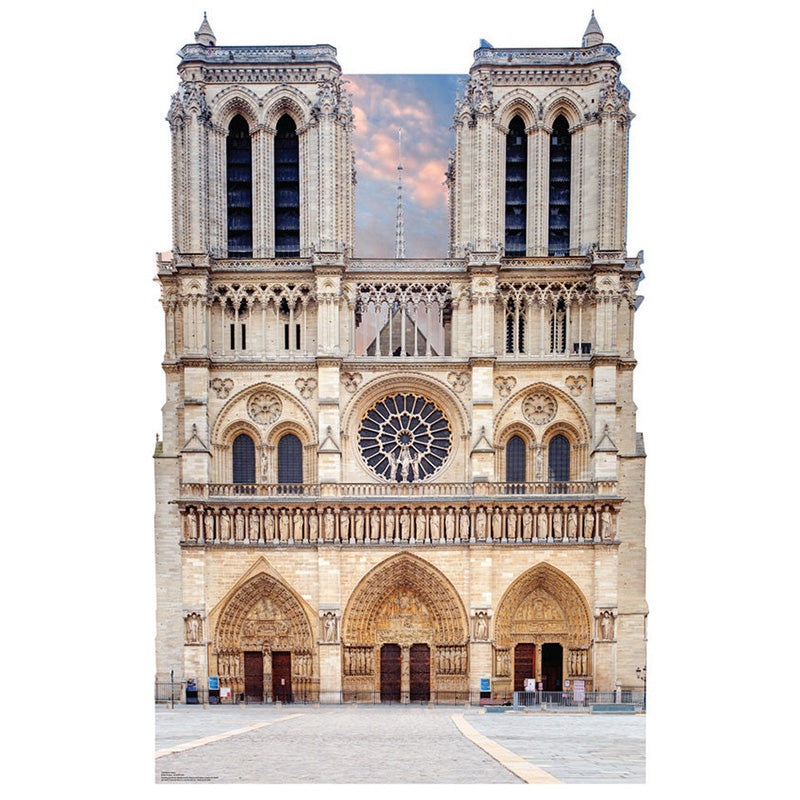 NOTRE DAME CATHEDRAL Cardboard Cutout Standup Standee - Front
