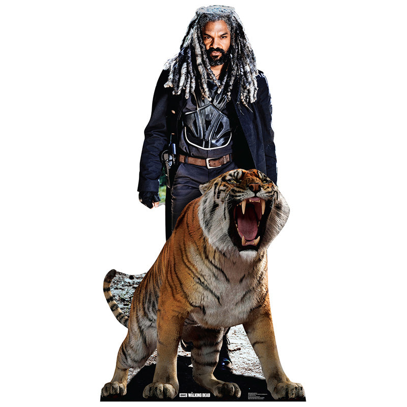 EZEKIAL AND SHIVA "The Walking Dead" Lifesize Cardboard Cutout Standup Standee - Front