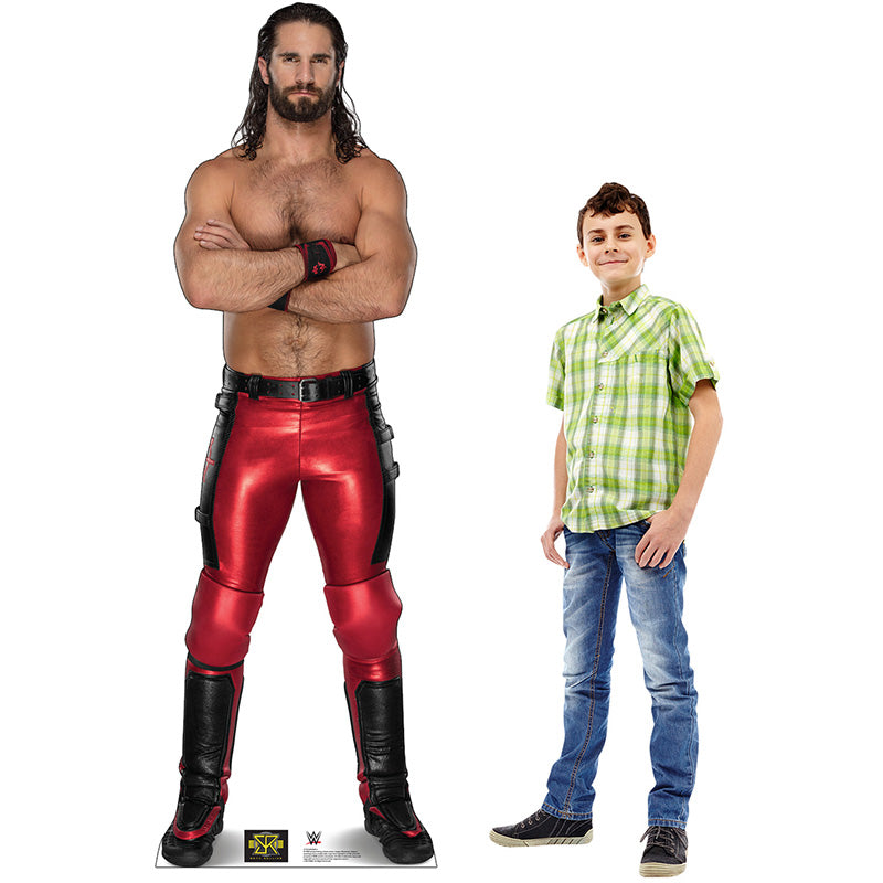 SETH ROLLINS WWE Lifesize Cardboard Cutout Standup Standee - Example