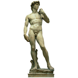 STATUE OF DAVID Cardboard Cutout Standup Standee - Front