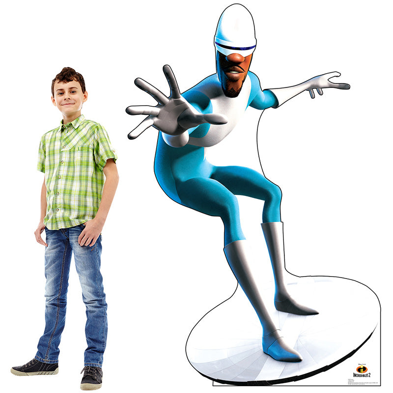 FROZONE / LUCIUS BEST "Incredibles 2" Lifesize Cardboard Cutout Standup Standee - Example