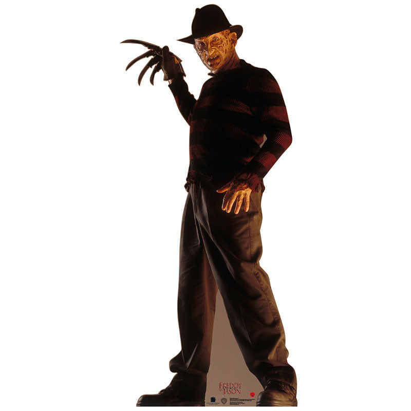 FREDDY KRUEGER "Nightmare On Elm Street" Lifesize Plastic Outdoor Cutout Standup Standee - Front