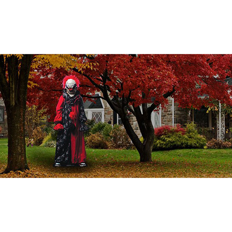 CREEPY CLOWN Lifesize Plastic Outdoor Cutout Standup Standee - Example