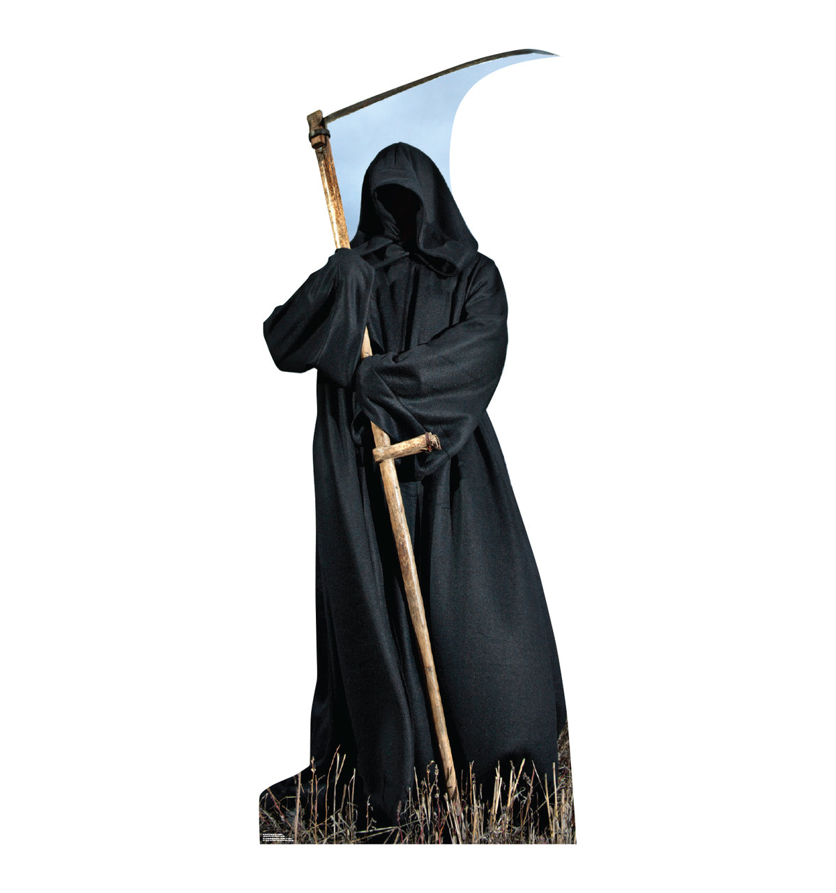 GRIM REAPER Lifesize Plastic Outdoor Cutout Standup Standee - Front