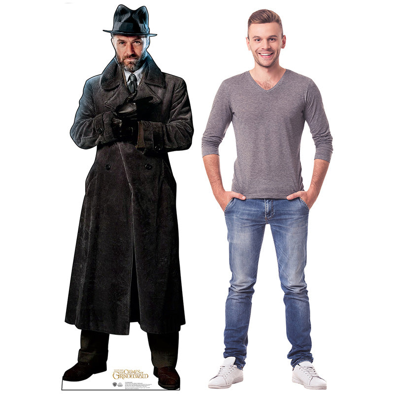 ALBUS DUMBLEDORE "Fantastic Beasts: The Crimes of Gindelwald" Lifesize Cardboard Cutout Standup Standee - Example