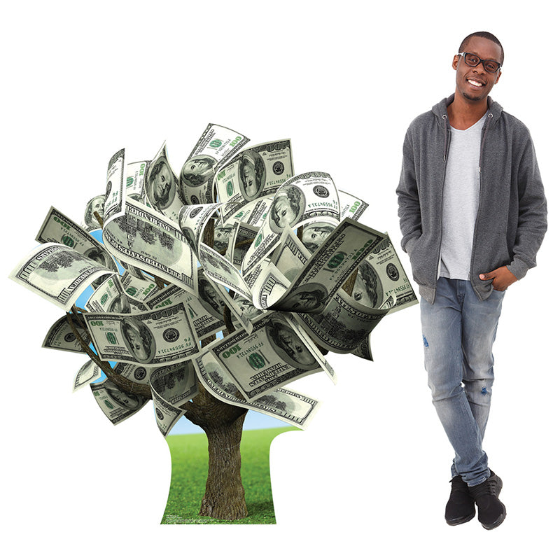 MONEY TREE Cardboard Cutout Standup Standee - Example