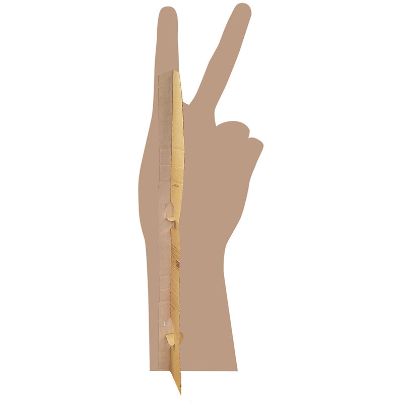 NUMBER TWO HAND Cardboard Cutout Standup Standee - Back