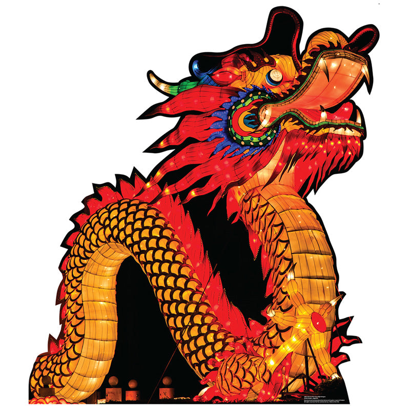 CHINESE NEW YEAR DRAGON Cardboard Cutout Standup Standee - Front