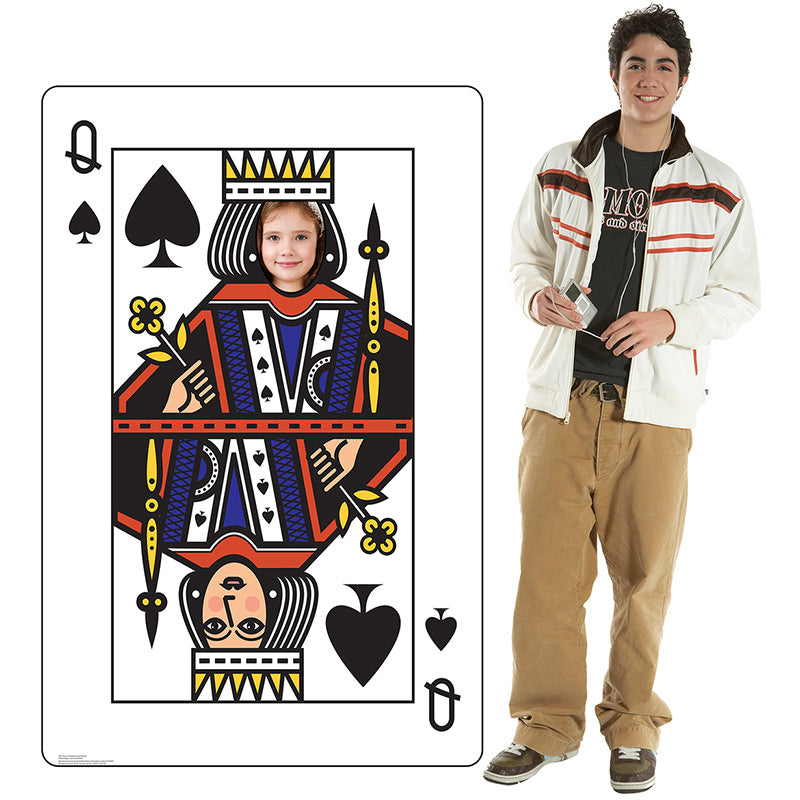 QUEEN OF SPADES STAND-IN Cardboard Cutout Standup Standee - Example