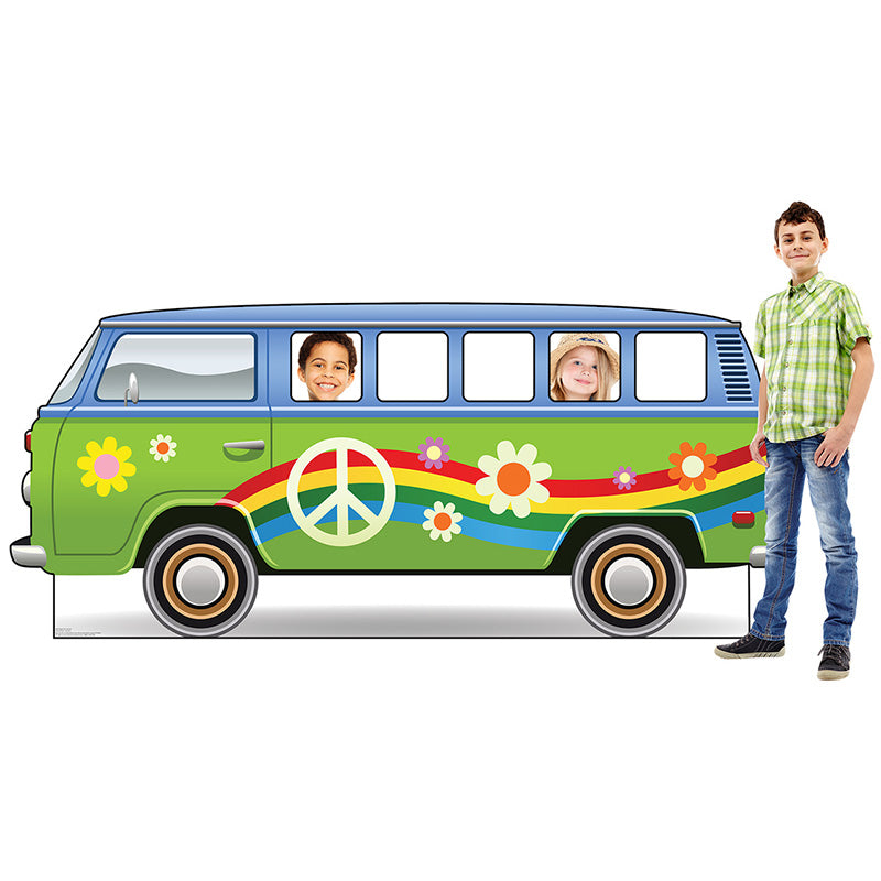 HIPPIE BUS STAND-IN Cardboard Cutout Standup Standee – StandingStills.com