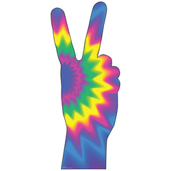 PEACE SIGN HAND Cardboard Cutout Standup Standee - Front