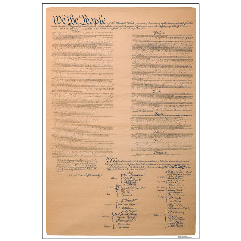 PREAMBLE TO U. S. CONSTITUTION Cardboard Cutout Standup Standee ...