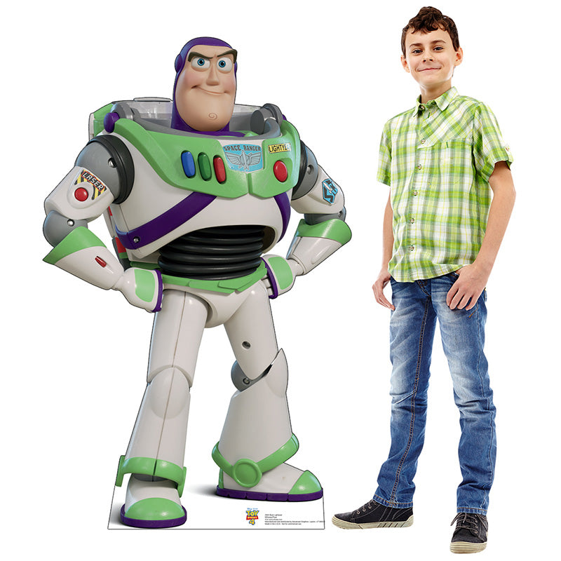 BUZZ LIGHTYEAR "Toy Story 4" Cardboard Cutout Standup Standee - Example