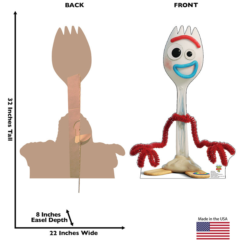 FORKY "Toy Story 4" Cardboard Cutout Standup Standee - Back