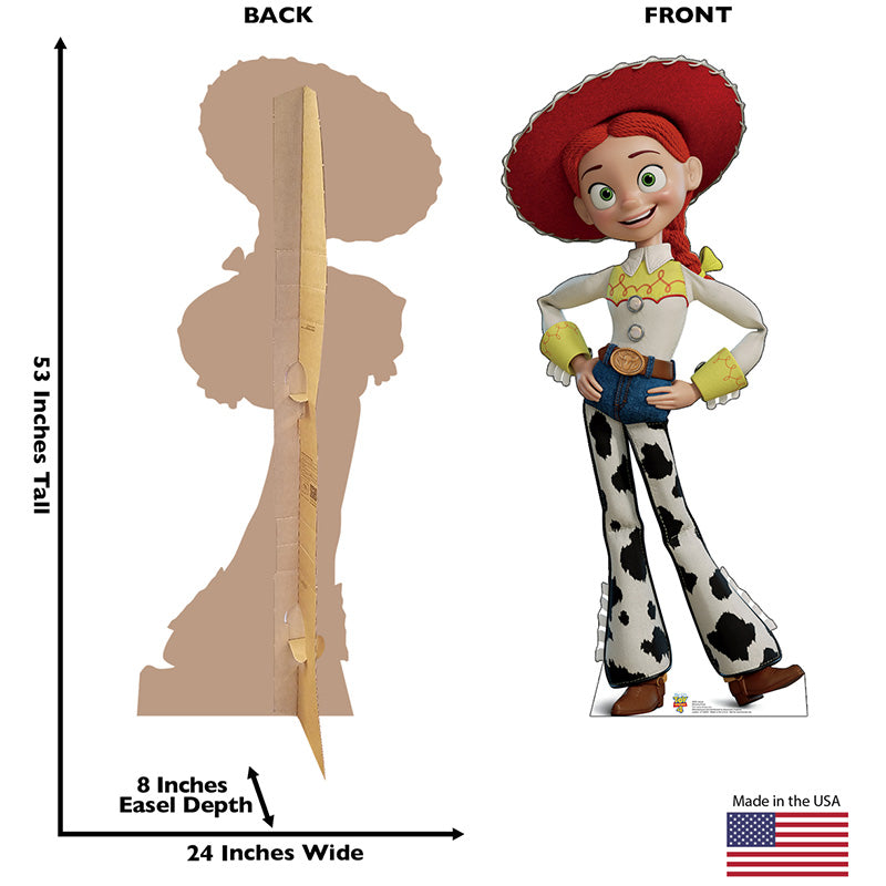 JESSIE "Toy Story 4" Cardboard Cutout Standup Standee - Back