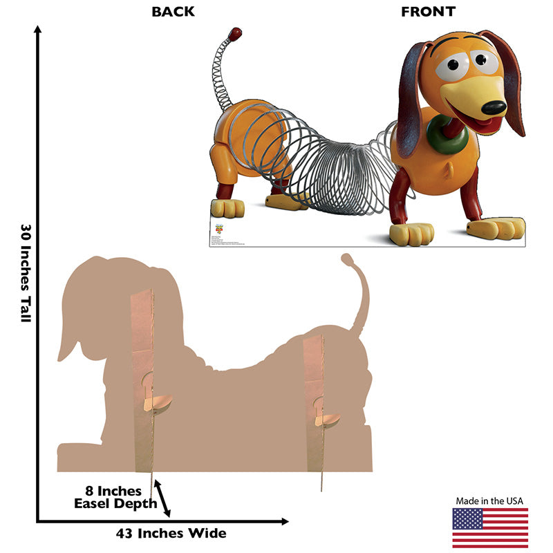 SLINKY DOG "Toy Story 4" Cardboard Cutout Standup Standee - Back