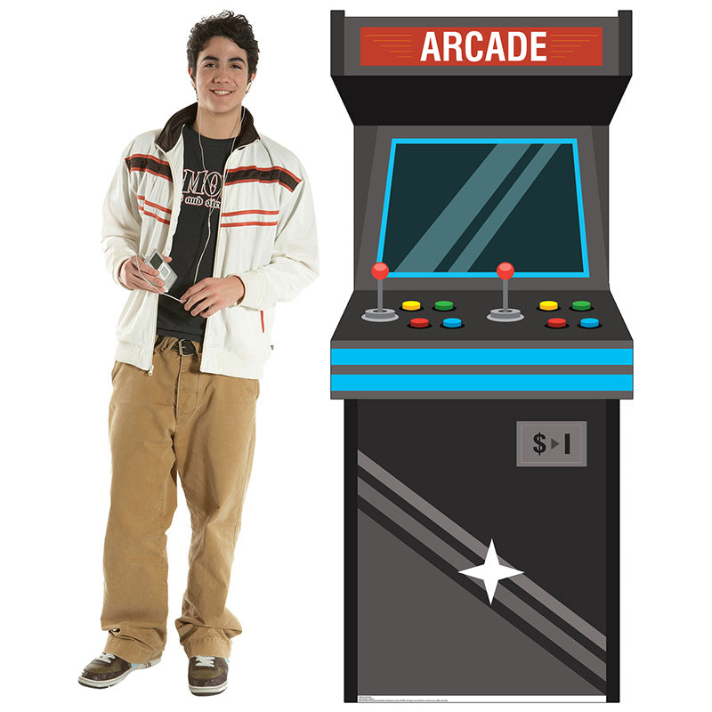 ARCADE GAME Lifesize Cardboard Cutout Standup Standee - Example