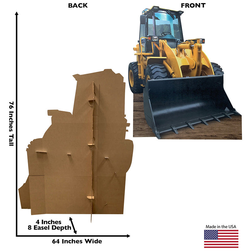FRONT LOADER Cardboard Cutout Standup Standee - Back
