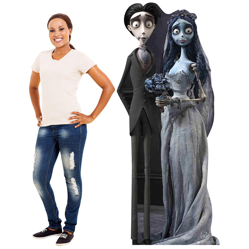 EMILY & VICTOR "The Corpse Bride" Lifesize Cardboard Cutout Standup Standee - Example