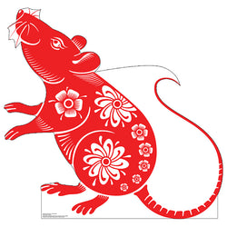 CHINESE NEW YEAR RAT Cardboard Cutout Standup Standee - Front