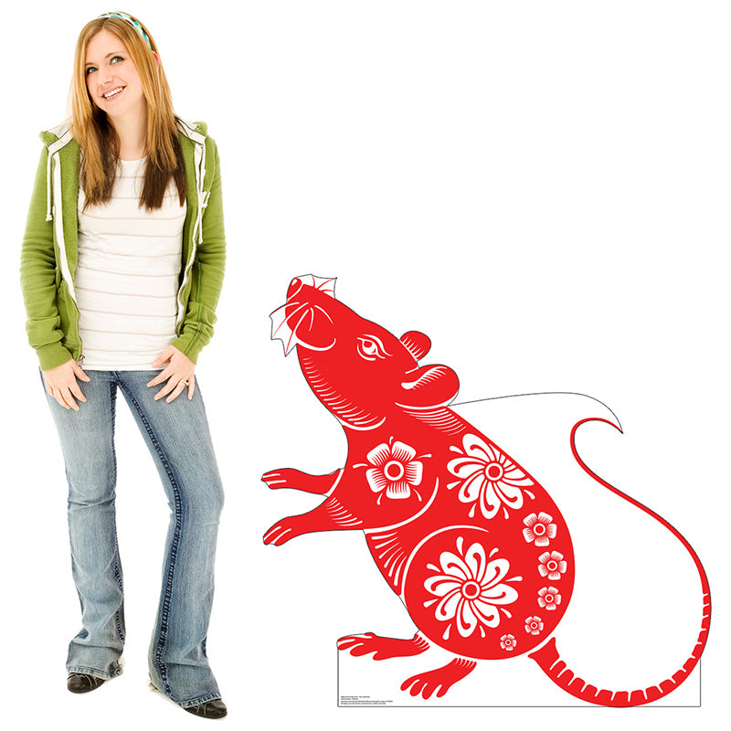 CHINESE NEW YEAR RAT Cardboard Cutout Standup Standee - Example