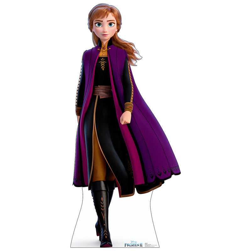 ANNA "Frozen 2" Lifesize Cardboard Cutout Standup Standee - Front