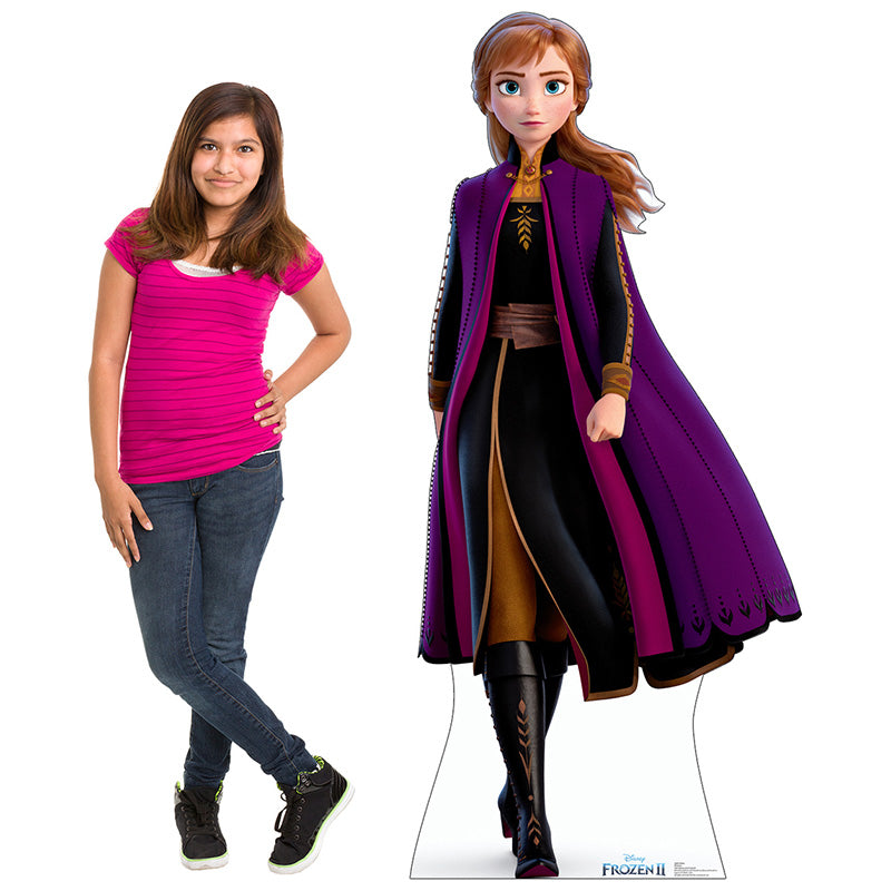 ANNA "Frozen 2" Lifesize Cardboard Cutout Standup Standee - Example