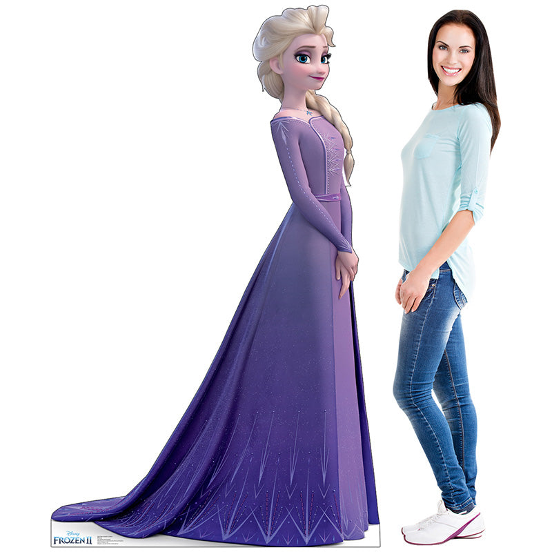 ELSA SPECIAL COLLECTOR'S EDITION "Frozen 2" Lifesize Cardboard Cutout Standup Standee - Example