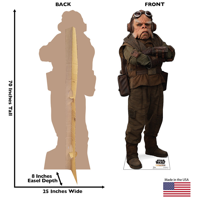 KUIIL "Star Wars: The Mandalorian" Lifesize Cardboard Cutout Standup Standee - Back