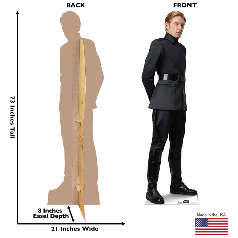 GENERAL HUX "Star Wars: The Rise of Skywalker" Lifesize Cardboard Cutout Standup Standee - Back