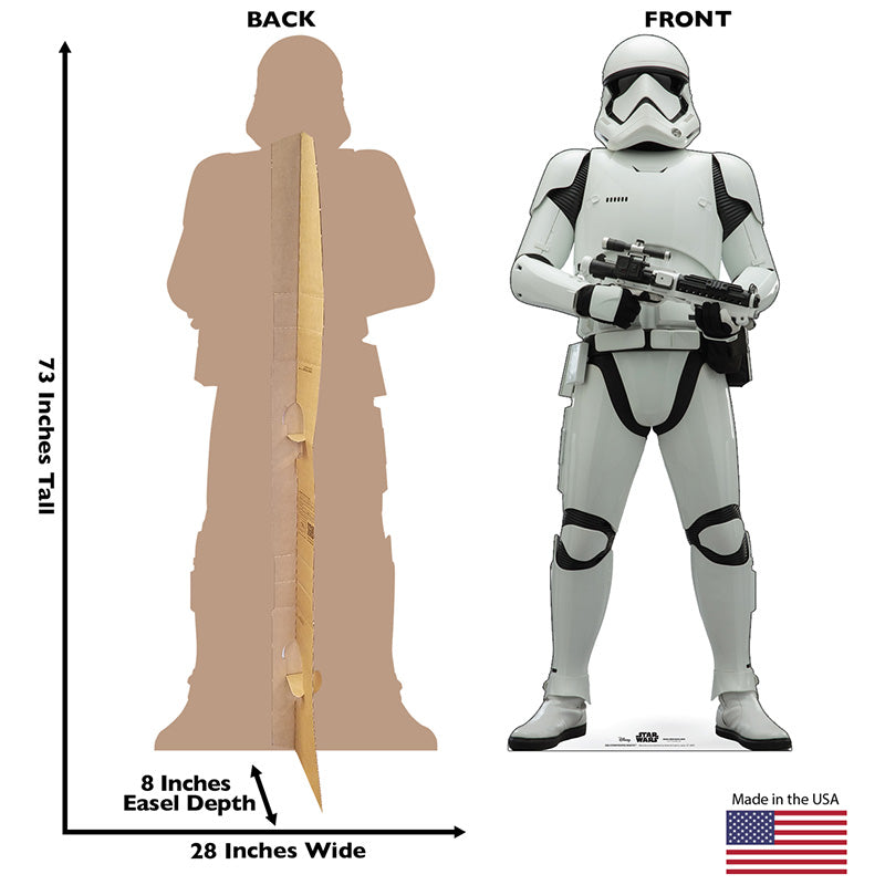 STORMTROOPER INFANTRY "Star Wars: The Rise of Skywalker" Lifesize Cardboard Cutout Standup Standee - Back