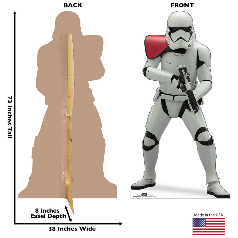 STORMTROOPER OFFICER "Star Wars: The Rise of Skywalker" Lifesize Cardboard Cutout Standup Standee - Back