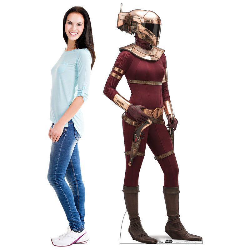 ZORII BLISS "Star Wars: The Rise of Skywalker" Lifesize Cardboard Cutout Standup Standee - Example