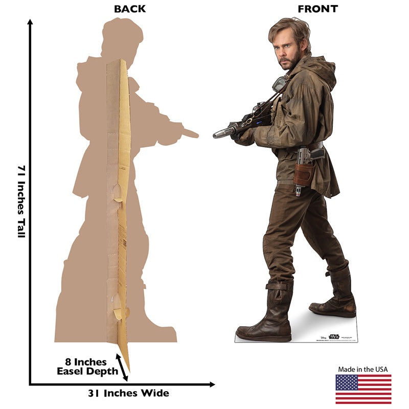 RESISTANCE TROOPER "Star Wars: The Rise of Skywalker" Lifesize Cardboard Cutout Standup Standee - Back