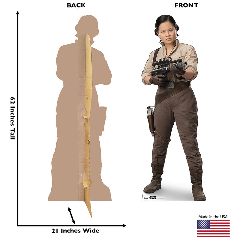 ROSE TICO "Star Wars: The Rise of Skywalker" Lifesize Cardboard Cutout Standup Standee - Back