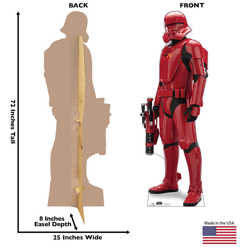 SITH JET TROOPER "Star Wars: The Rise of Skywalker" Lifesize Cardboard Cutout Standup Standee - Back