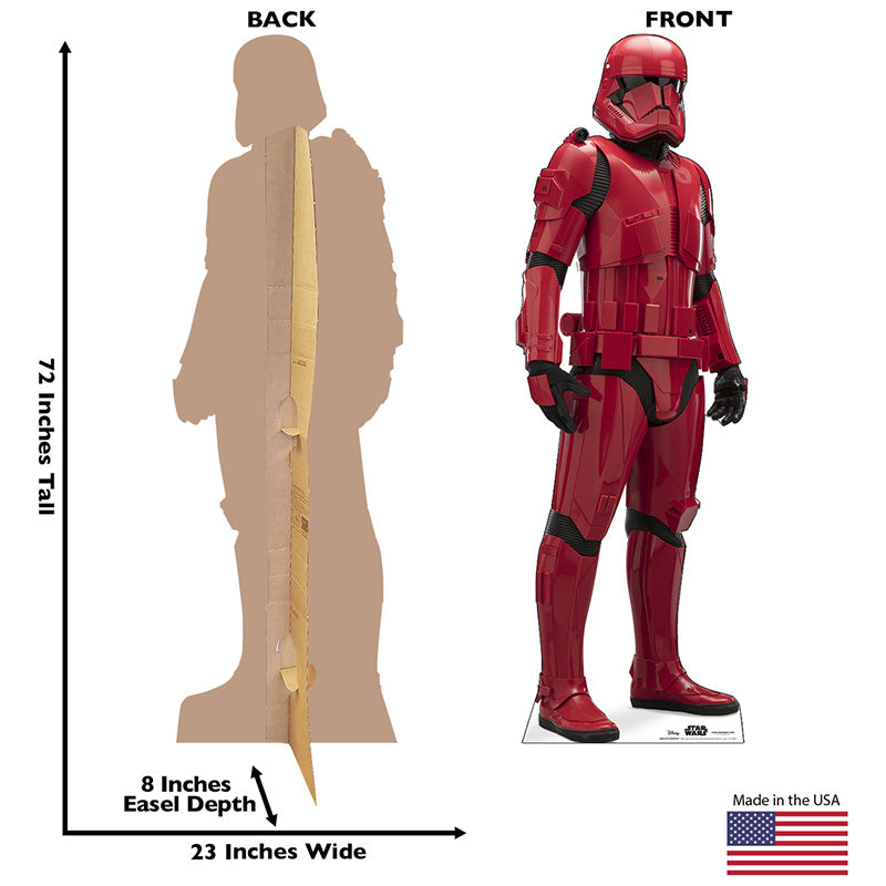SITH TROOPER "Star Wars: The Rise of Skywalker" Lifesize Cardboard Cutout Standup Standee - Back