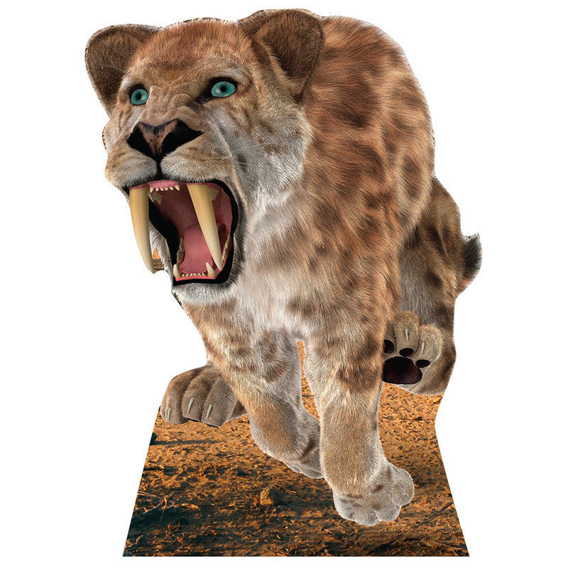 SABER-TOOTHED TIGER Cardboard Cutout Standup Standee - Front
