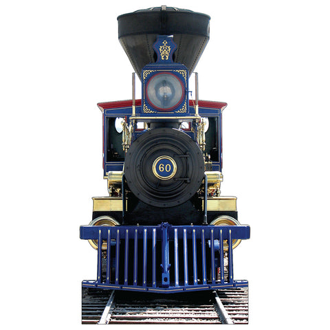CENTRAL PACIFIC #60 JUPITER TRAIN WITH SOUND Cardboard Cutout Standup Standee - Front