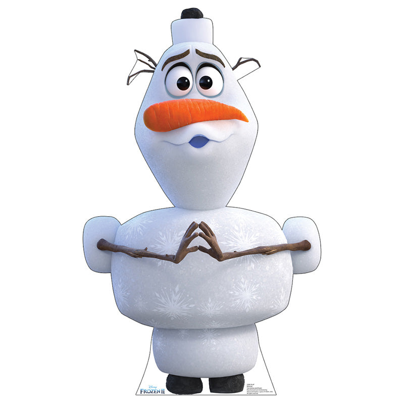 OLAF THE SNOWMAN Frozen II Cardboard Cutout Standup Standee ...