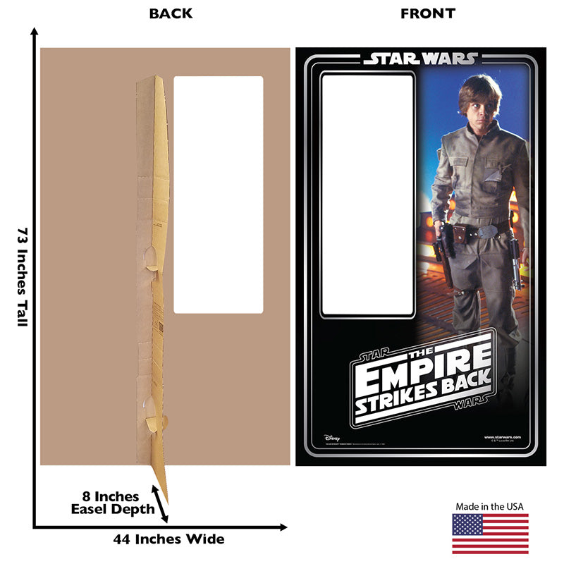 LUKE SKYWALKER STAND-IN "Star Wars: The Empire Strikes Back" Cardboard Cutout Standup / Standee