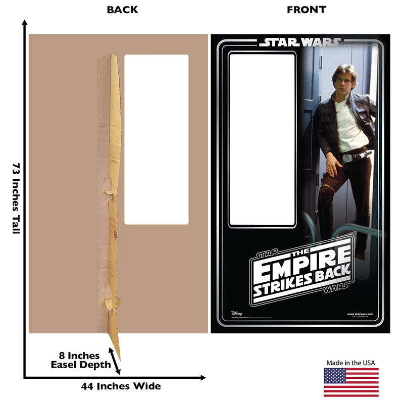 HAN SOLO STAND-IN "Star Wars: The Empire Strikes Back" Cardboard Cutout Standup / Standee