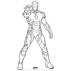 COLOR ME IRON MAN FROM 