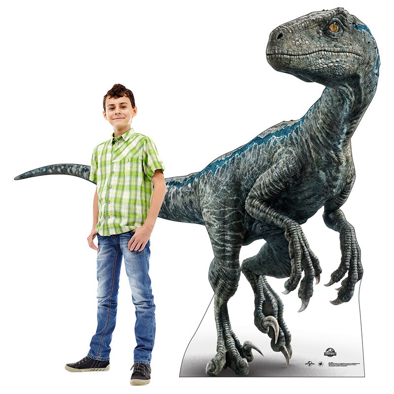 BLUE THE VELOCIRAPTOR "Jurassic World" Cardboard Cutout Standup / Standee