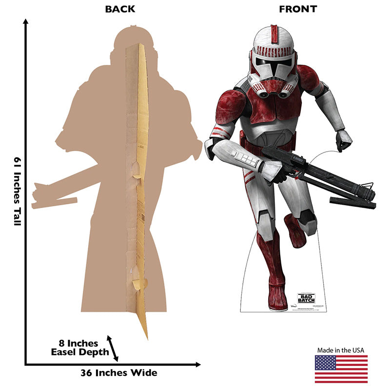IMPERIAL CLONE SHOCK TROOPER "Star Wars: The Bad Batch" Cardboard Cutout Standup / Standee